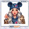 Texans Girl PNG Sublimation Design