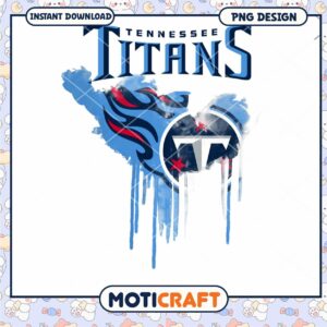 Tennessee Titans Watercolor PNG Design for Instant Download
