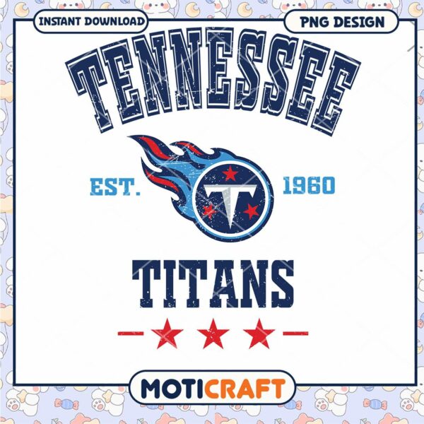 Tennessee Titans PNG Logo 1960 Design
