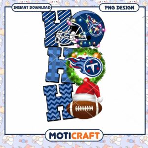 Tennessee Titans Christmas PNG Sublimation