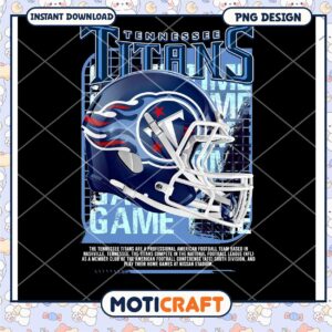 Tennessee Titans Football Helmet PNG Design Instant Download Art