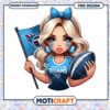 Tennessee Titans Cheerleader PNG Design Instant Download Art