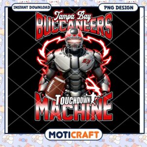 Tampa Bay Buccaneers Touchdown Machine PNG