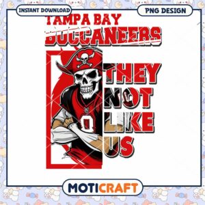 Tampa Bay Buccaneers Skull PNG Design