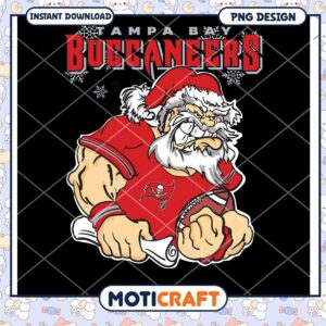 Tampa Bay Buccaneers Santa PNG