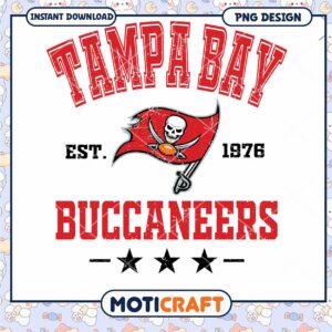 Tampa Bay Buccaneers PNG Design 1976
