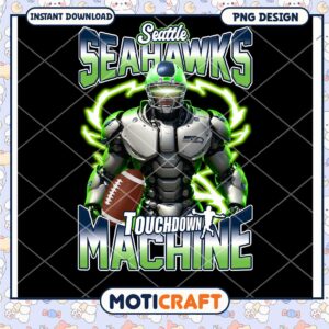 Seattle Seahawks Touchdown Machine PNG