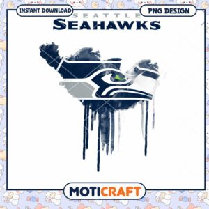 Seattle Seahawks Watercolor PNG Design