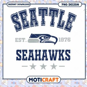 Seattle Seahawks PNG Design 1976