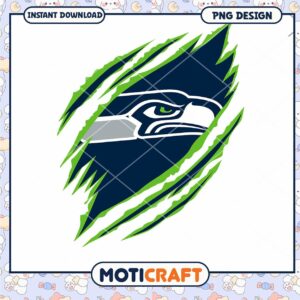 Seattle Seahawks PNG Claws Design