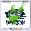 Seattle Seahawks Nation PNG Design