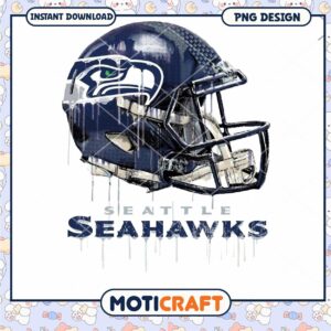Seattle Seahawks Helmet PNG Design