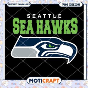 Seattle Seahawks Logo PNG Instant Download for Fans and Crafters