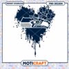 Seattle Seahawks Heart PNG Design