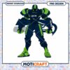 Seahawks Robot PNG Design Instant Download