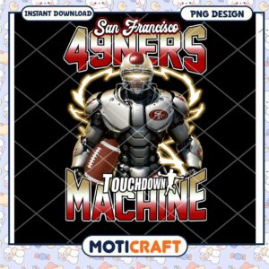 San Francisco 49ers Touchdown Machine PNG
