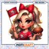 San Francisco 49ers Girl PNG Sublimation