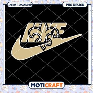 Saints Nike Logo PNG Design