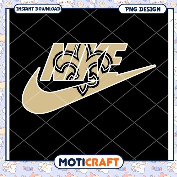 Saints Nike Logo PNG Design