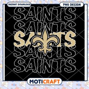 Saints PNG Design Instant Download