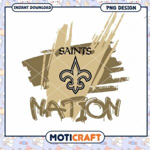 Saints Nation PNG Design Instant Download