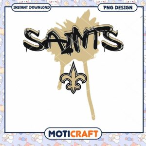 Saints Graffiti PNG Design Instant Download