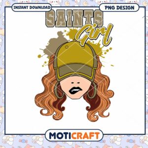 Saints Girl PNG Design