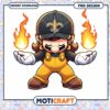 Saints Fire Mario PNG Design Instant Download 1 Saints Fire Mario PNG Design Instant Download