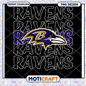 Ravens PNG Design Instant Download