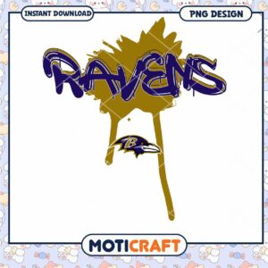 Ravens Graffiti PNG Design Instant Download