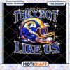 Rams Helmet PNG They Not Like Us