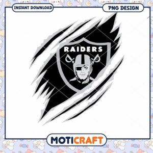 Raiders PNG Logo Instant Download
