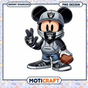 Raiders Mickey Mouse PNG Design
