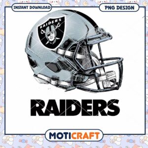 Raiders Helmet PNG Design Instant Download