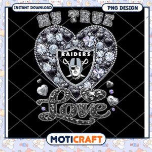 Raiders Heart PNG Design My True Love