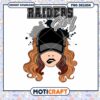 Raiders Girl PNG Design Instant Download for Fans and Crafters