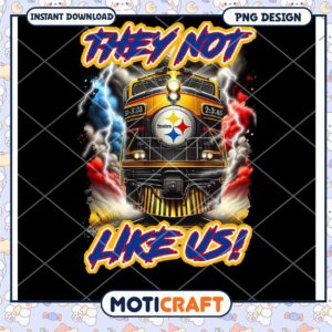 Pittsburgh Steelers Train PNG Design