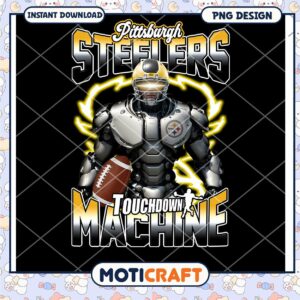 Pittsburgh Steelers Robot PNG Sublimation