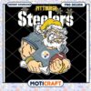 Pittsburgh Steelers Santa PNG Design
