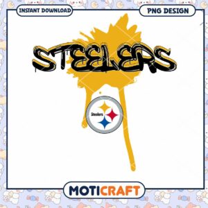 Pittsburgh Steelers PNG Design Instant Download