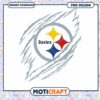 Pittsburgh Steelers Logo with Scratch Effect PNG Instant Download