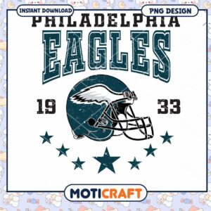 Philadelphia Eagles PNG Design Helmet