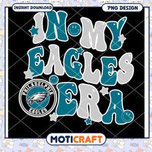 Philadelphia Eagles In My Era PNG Design for Instant Download