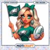 Philadelphia Eagles Girl PNG Sublimation