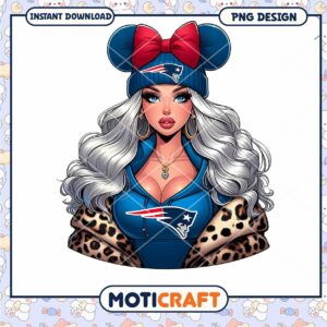 Patriots Girl PNG Sublimation Design