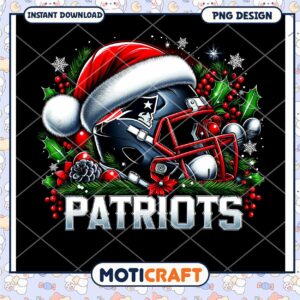 Patriots Christmas PNG Sublimation Design