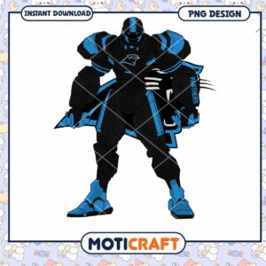 Panthers Superhero PNG Design Instant Download for Fans