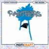 Panthers Blue Splash Design PNG Instant Download for Fans