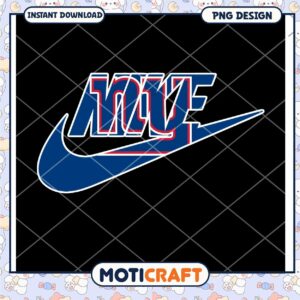 NY Nike PNG Design Instant Download