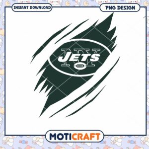 NY Jets PNG Logo Rip Design